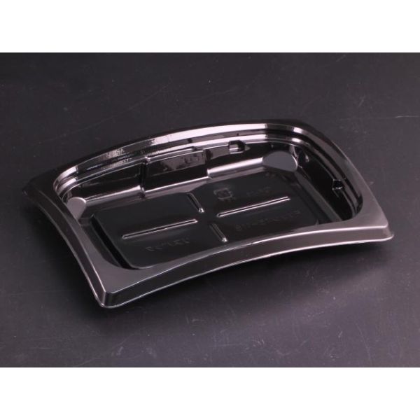 惣菜容器 バイオ Pリッジ15-11B 黒 リスパック