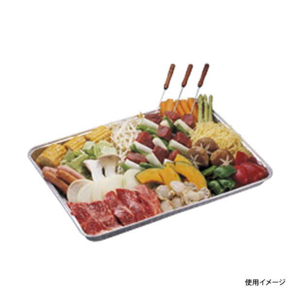 アウトドア用品 アルミバーベキュープレート 2枚組 パール金属