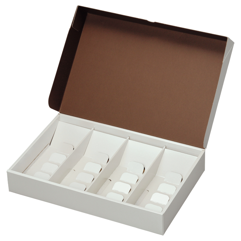 包装資材 HBフードギフトボックス L パールホワイト ヤマニパッケージ