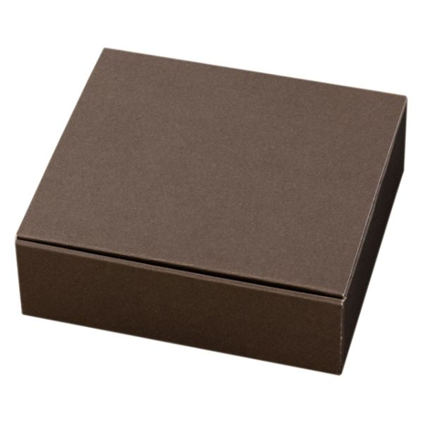ギフト箱 無地ワンタッチギフトBOX ブラウン-XS(20枚) ヘッズ