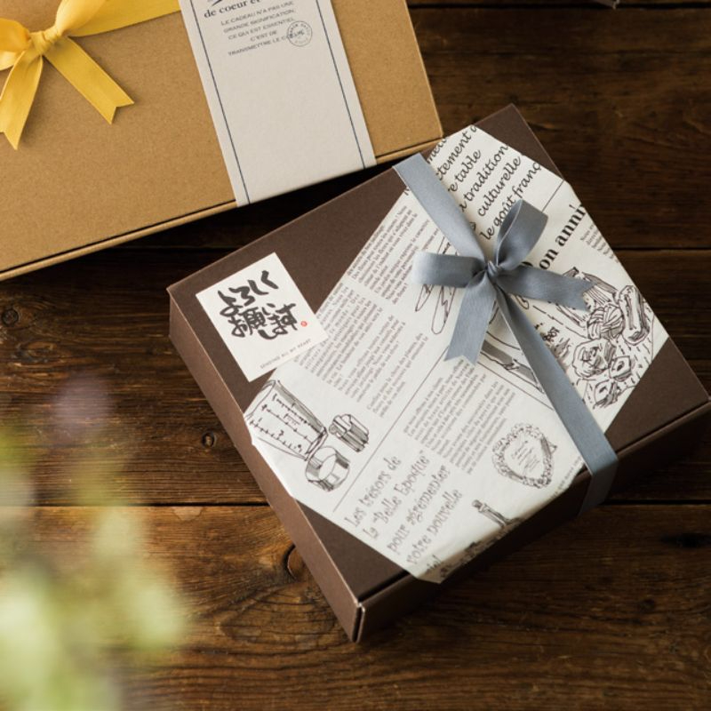 ギフト箱 無地ワンタッチギフトBOX ブラウン-XS(20枚) ヘッズ