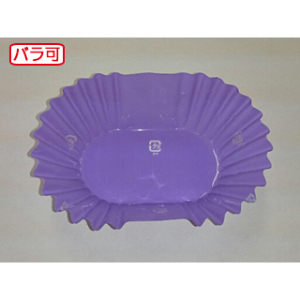 おかずカップ ラミケースOPP小判10号Pパープル 500枚 セイコー