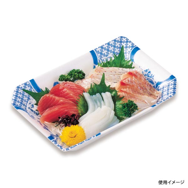 刺身容器 V-443 小紋山水 シーピー化成