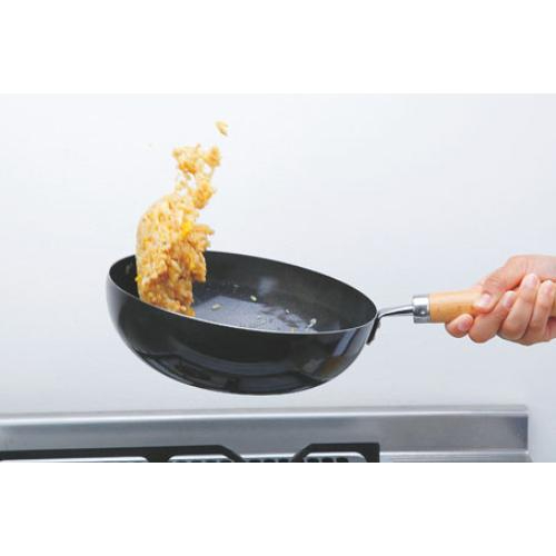 鍋 鉄こぼれにくい炒め鍋 23cm サミット工業