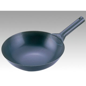 中華用品 SAスーパーエンボス加工 超鉄鍋 北京鍋33cm