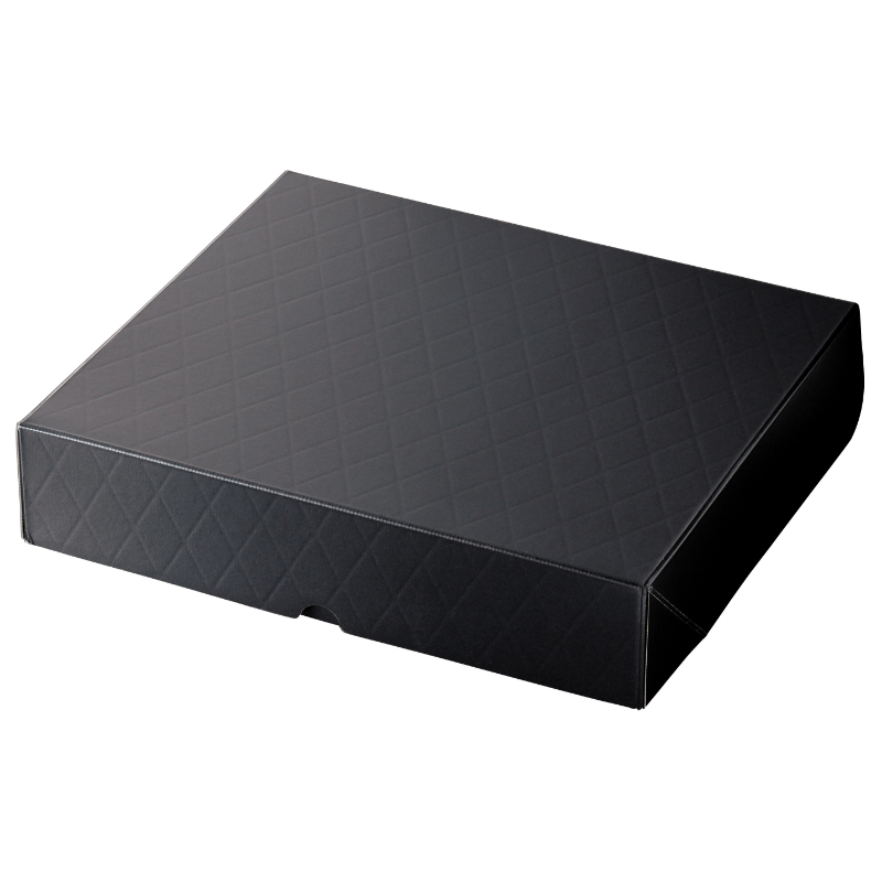 包装資材 HBフードギフトボックス M メタルブラック ヤマニパッケージ