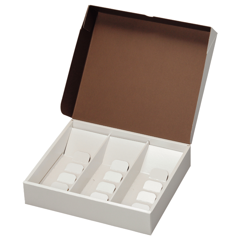 包装資材 HBフードギフトボックス M パールホワイト ヤマニパッケージ