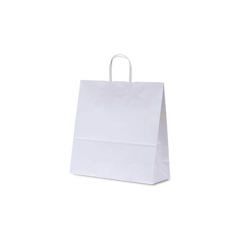紙手提袋 T-12S 白無地(さらし) ベルベ