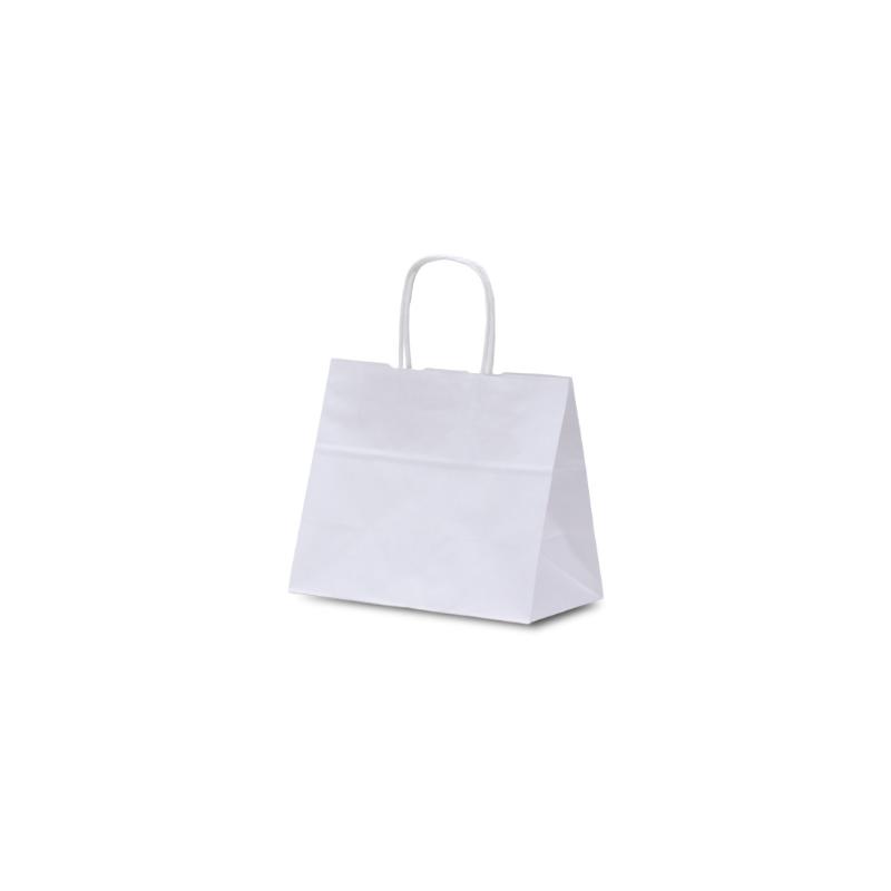 紙手提袋 T-4S 白無地(さらし) ベルベ