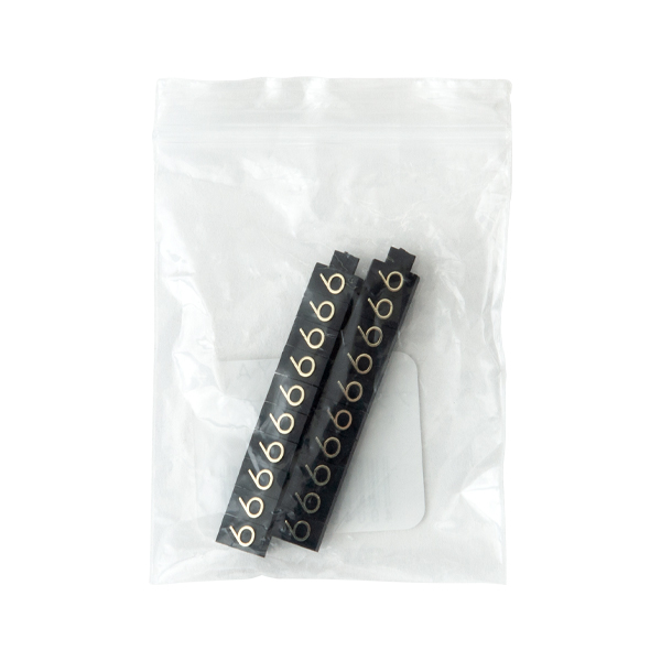 陳列備品 ニュープライスキューブ補充M用(20粒) 黒/金 6 友屋