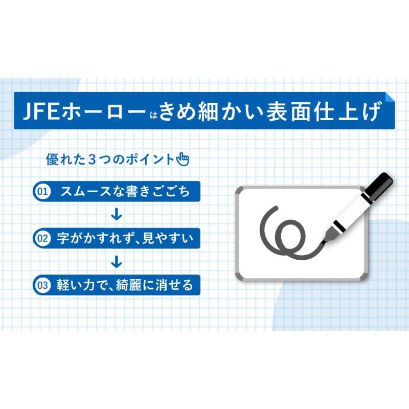 売場備品 アルミ枠ホーロー ホワイトボード 3L アスカ