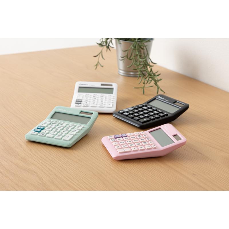 電卓 抗菌タッチ電卓 ピンク アスカ