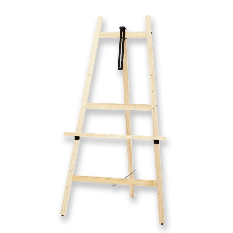 売場備品 木製三脚イーゼル H型 アスカ