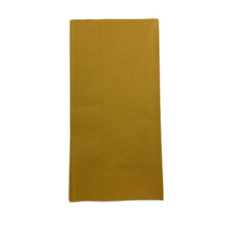 店舗資材 2P8ツ折りカラーナプキン(オレンジ) LUC-28 オリエンタル紙業