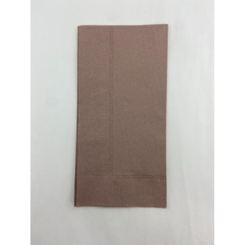 店舗資材 2P8ツ折りカラーナプキン(クレーグレー) LUC-28 オリエンタル紙業