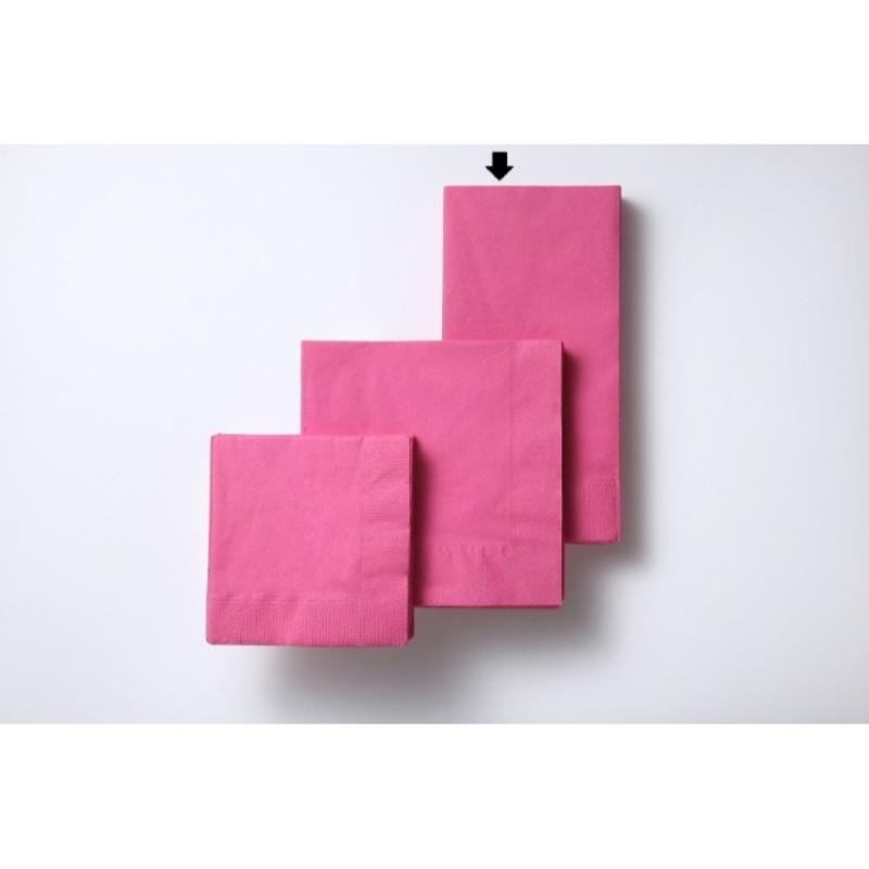 店舗資材 2P8ツ折りカラーナプキン(ホーテンシア) LUC-28 オリエンタル紙業