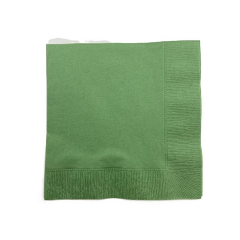 店舗資材 2P4ツ折り約330mm角カラーナプキン(グリンピース) MC-24 オリエンタル紙業
