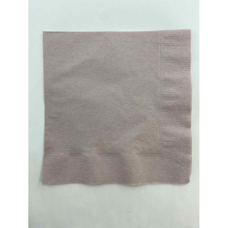 店舗資材 2P4ツ折り約330mm角カラーナプキン(ラズベリー) MC-24 オリエンタル紙業