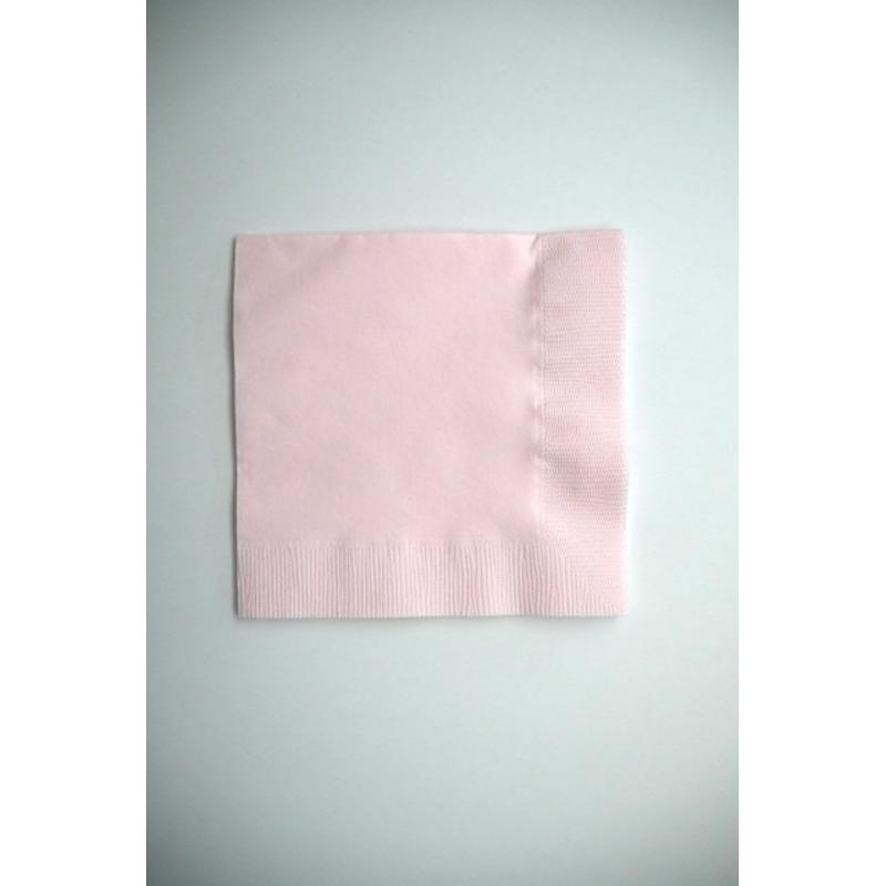 店舗資材 2P4ツ折り約250mm角カラーナプキン(ピンク) SC-24 オリエンタル紙業