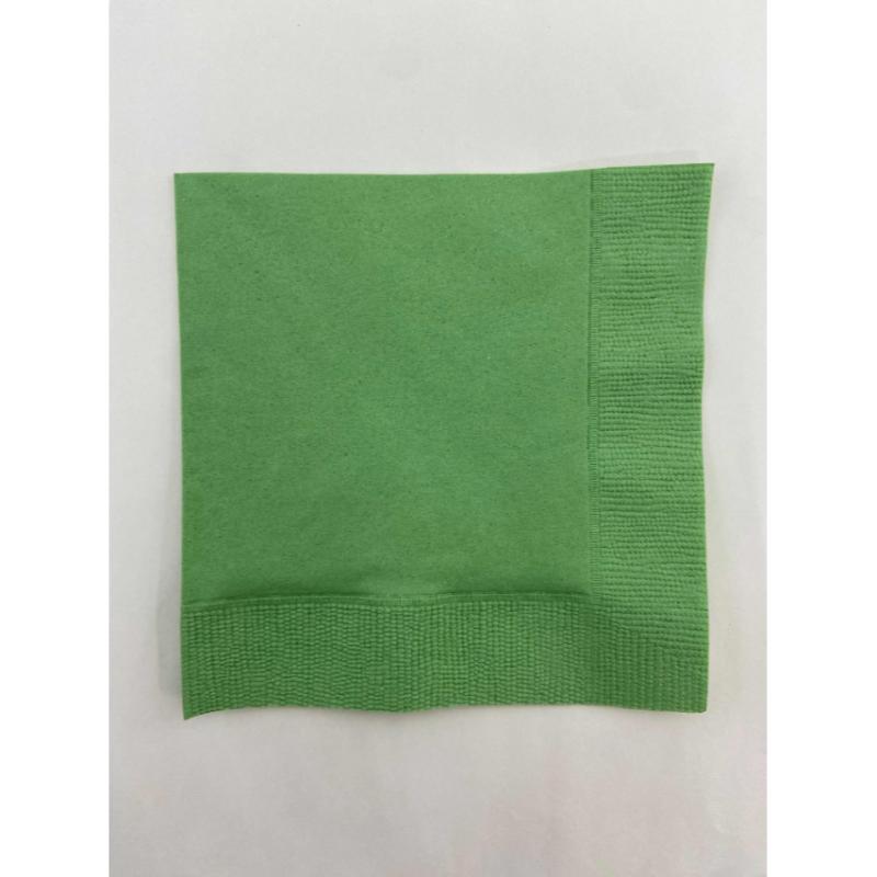 店舗資材 2P4ツ折り約250mm角カラーナプキン(グリンピース) SC-24 オリエンタル紙業