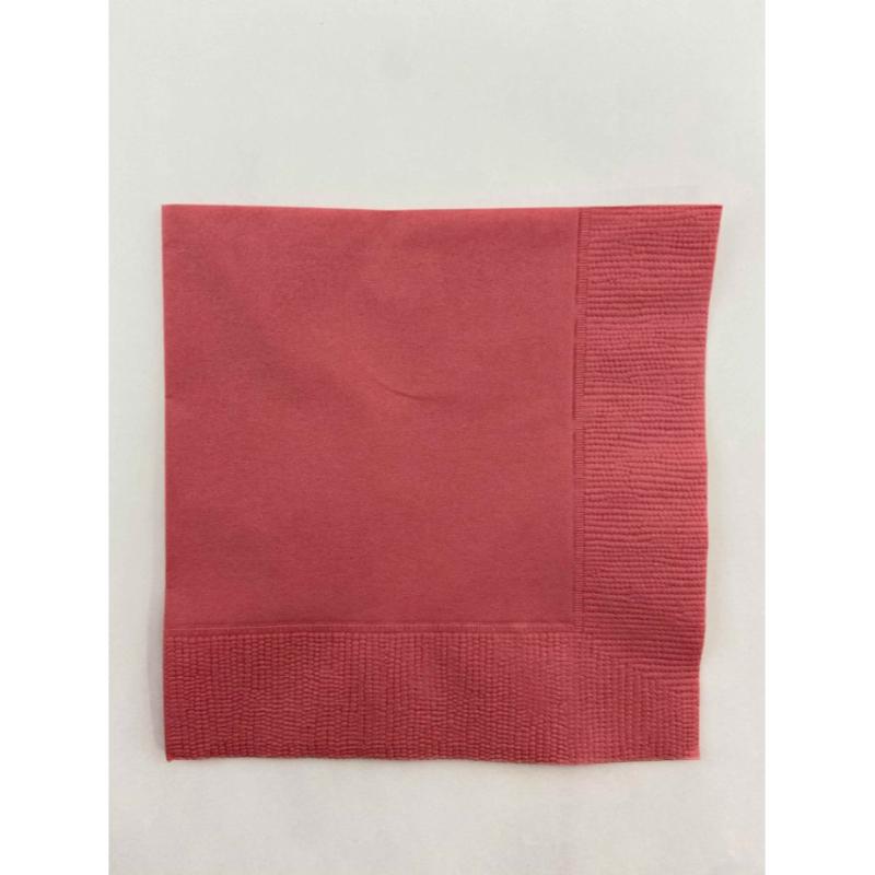 店舗資材 2P4ツ折り約250mm角カラーナプキン(プラム) SC-24 オリエンタル紙業