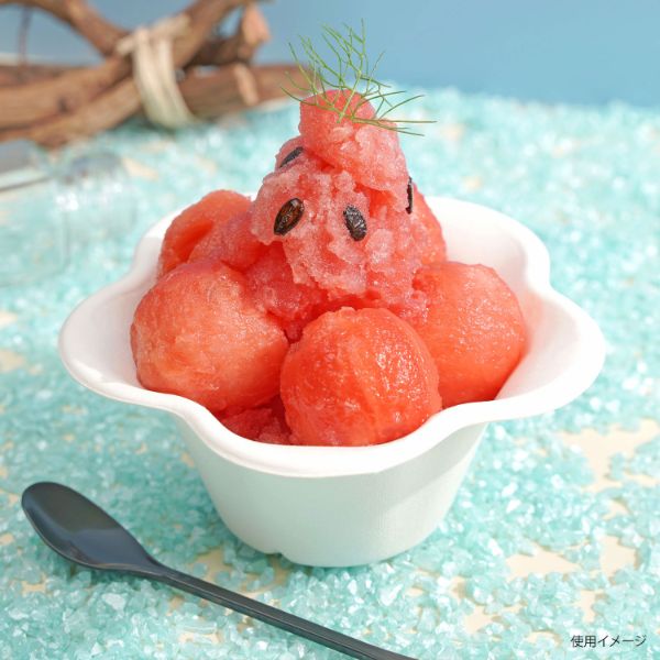 かき氷カップ ミニフルール ジ・アース 50枚入 サンナップ