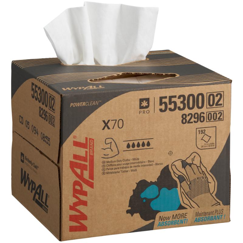 カウンタークロス ワイプオール X70 ポップアップ ツイン 192枚 日本製紙クレシア