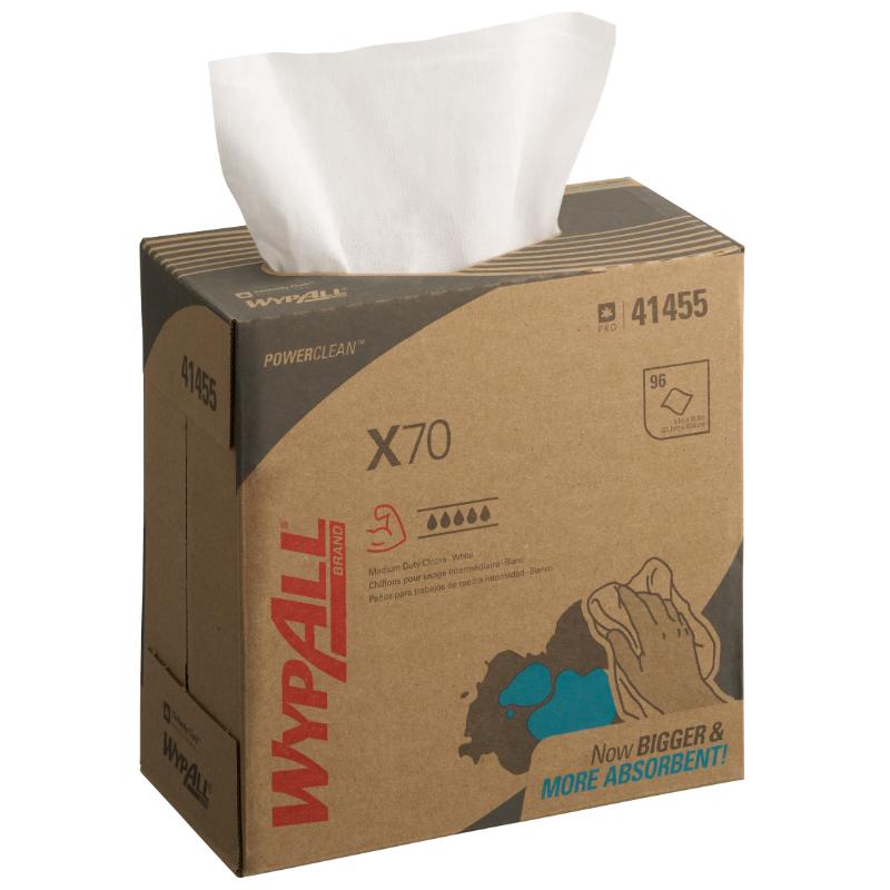 カウンタークロス ワイプオール X70 スモールポップアップ シングル 96枚 日本製紙クレシア