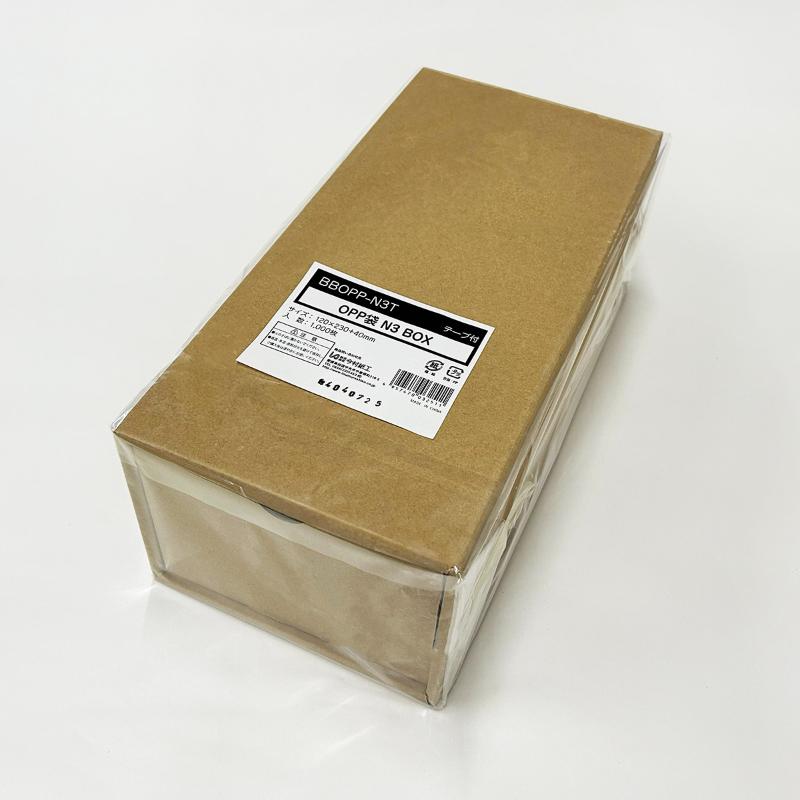 箱入りOPP袋 N3 テープあり 1000枚 今村紙工