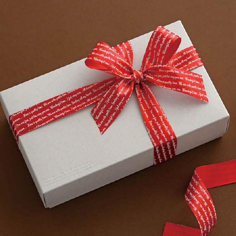 ギフト資材 LET-STR1 レターサテンリボン-1 ヘッズ