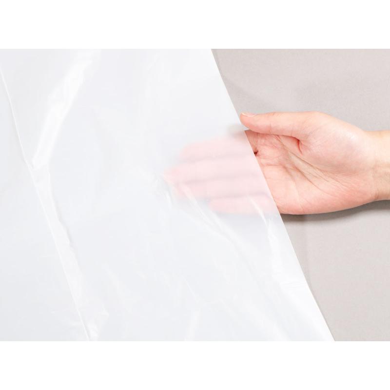 HDゴミ袋 nocoo(ノクー) 容量表記入り 白半透明ごみ収集袋 業務用 45L 10枚 0.023mm 日本サニパック