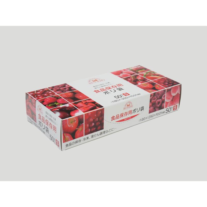 食品消耗資材 スマートキッチン 保存袋 S 半透明 50枚 0.01mm 日本サニパック