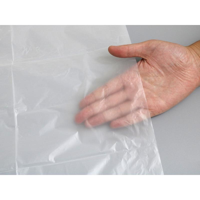 HDゴミ袋 nocoo(ノクー) 容量表記入り 白半透明ごみ袋 環優包装 45L 100枚 0.023mm 日本サニパック