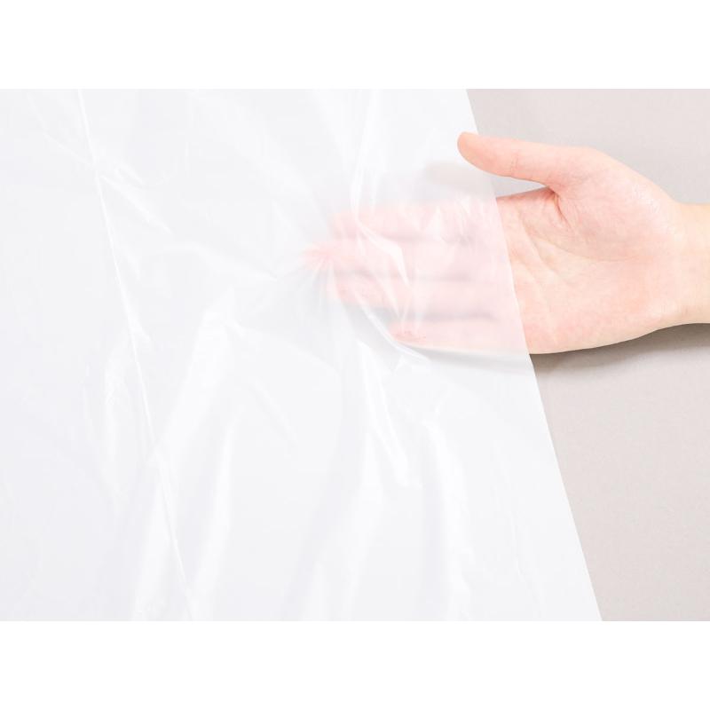 HDゴミ袋 nocoo(ノクー) 容量表記入り 白半透明ごみ収集袋 省資源 45L 10枚 0.015mm 日本サニパック