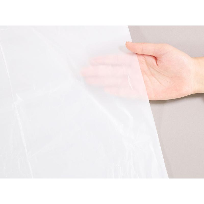 HDゴミ袋 nocoo(ノクー) 容量表記入り 白半透明ごみ収集袋 業務用 70L 10枚 0.028mm 日本サニパック