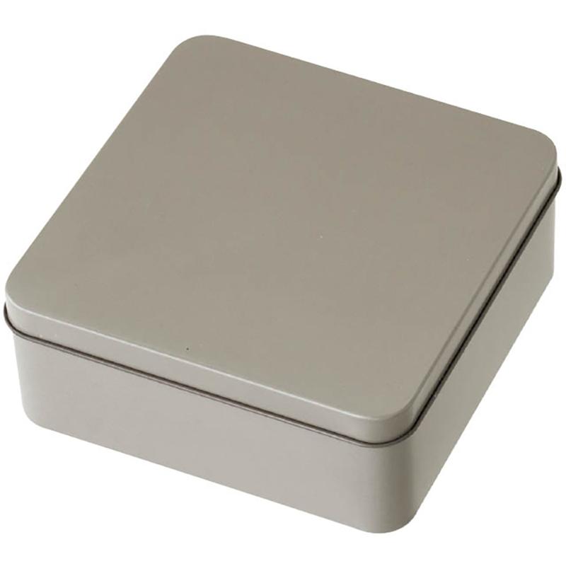 ラッピング用品 MGR-CAN1 無地ギフト缶-1/グレー(10個) ヘッズ