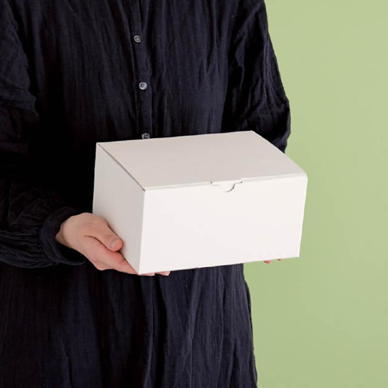 ギフト箱 MOW-GB3 無地オフホワイトギフトボックス-3(10枚) ヘッズ