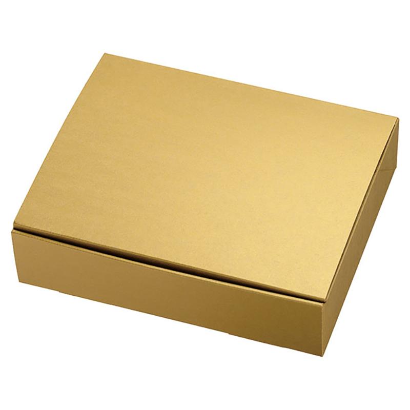 ギフト箱 MTG-GB2 無地ワンタッチギフトBOX-2/メタリックゴールド(20枚) ヘッズ