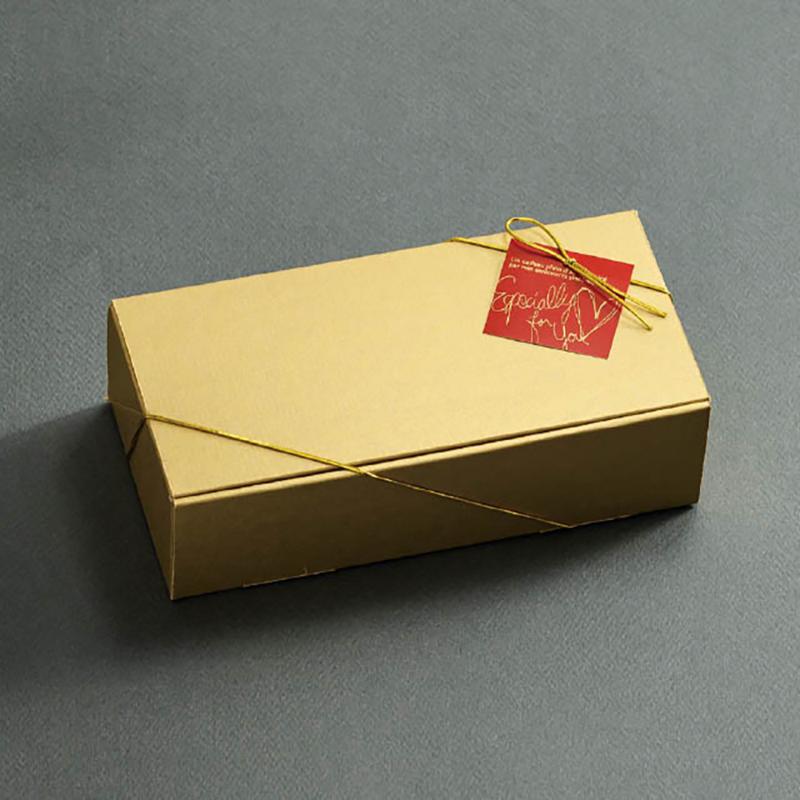 ギフト箱 MTG-GB4 無地ワンタッチギフトBOX-4/メタリックゴールド(20枚) ヘッズ
