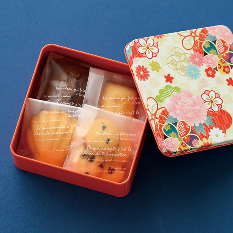 ラッピング用品 WA-CAN1 和風ギフト缶-1(10個) ヘッズ