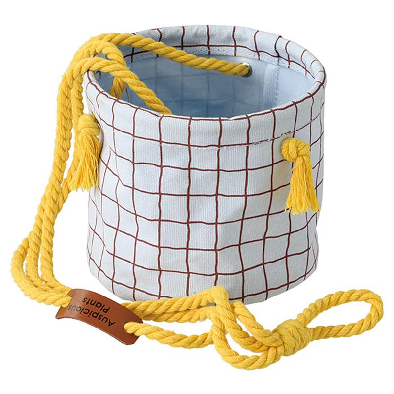 HNG-POM2 ハンギングポットカバーM-2/チェック(4個) ヘッズ