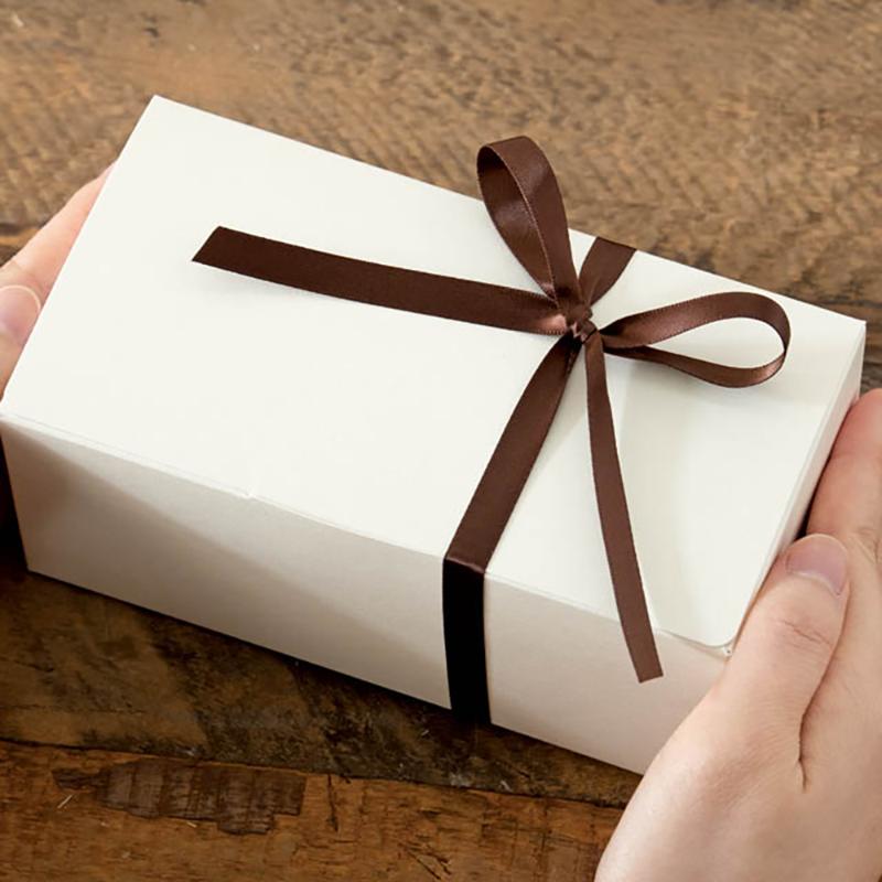 ギフト資材 DS1004R 両面サテンリボンBROWN10mm(1巻) ヘッズ