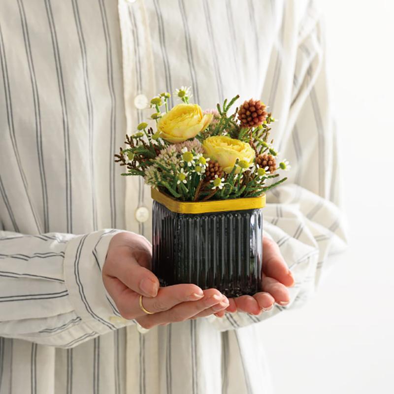 花器 GLS-FPO6 スタンディングガラスフラワーポット-6(6個) ヘッズ