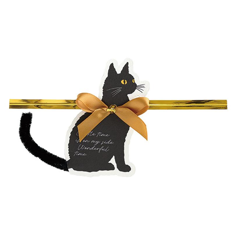 贈答用飾り BLC-YT1 ブラックキャットワイヤータイ-1(10個) ヘッズ