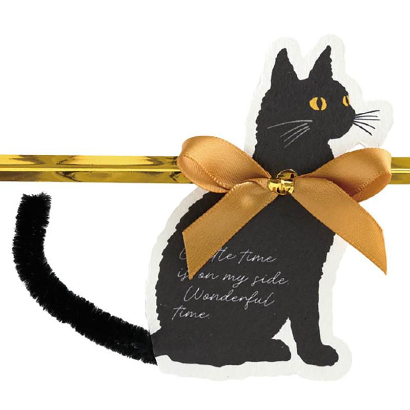 贈答用飾り BLC-YT1 ブラックキャットワイヤータイ-1(10個) ヘッズ