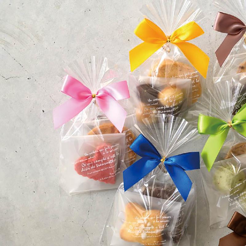 ギフト資材 SPI-YT1 サテンリボンワイヤータイソフトピンク-1(50個) ヘッズ