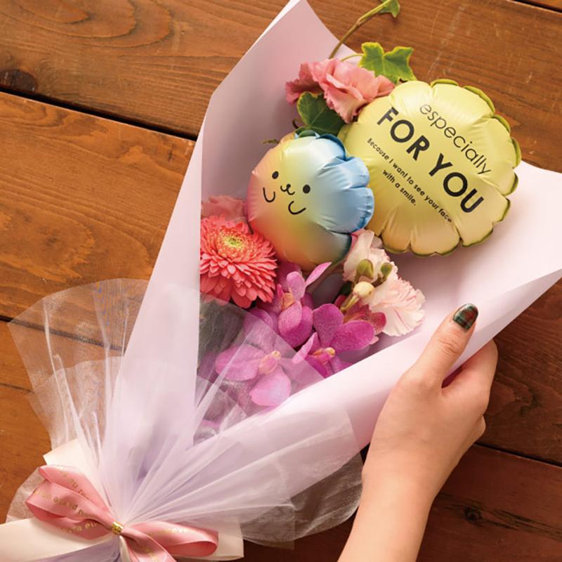 贈答用飾り BLN-FPM4 バルーンフラワーピックM-4/FORYOU(10本) ヘッズ