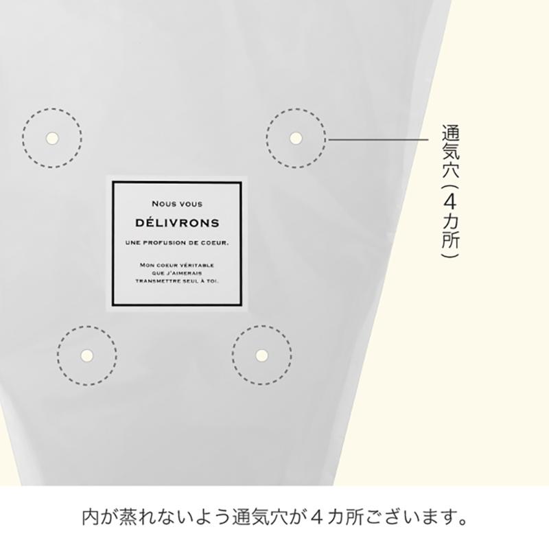 ラッピング用品 FIE-BSO2 フィエルテブーケスリーブOPPバッグ-2(100枚) ヘッズ