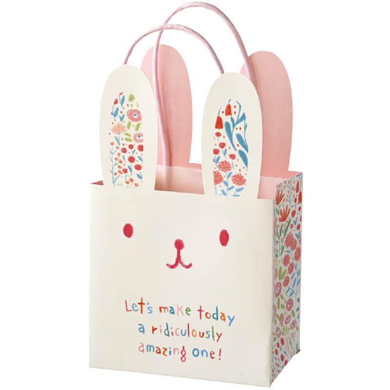ラッピング用品 CYU-M1P クレヨンダイカットペーパーバッグ-1/ウサギ(20枚) ヘッズ