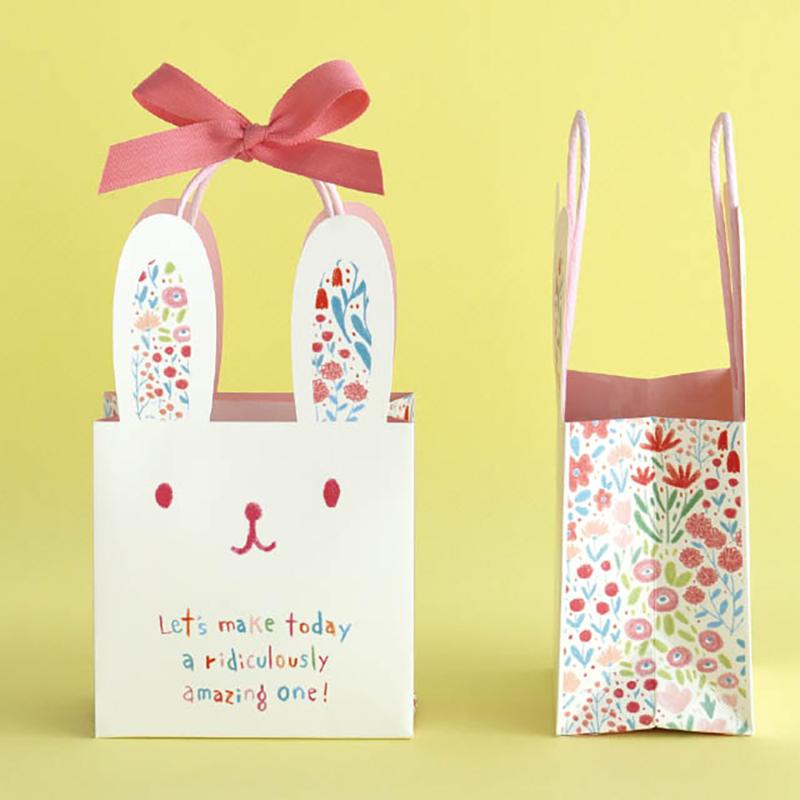 ラッピング用品 CYU-M1P クレヨンダイカットペーパーバッグ-1/ウサギ(20枚) ヘッズ